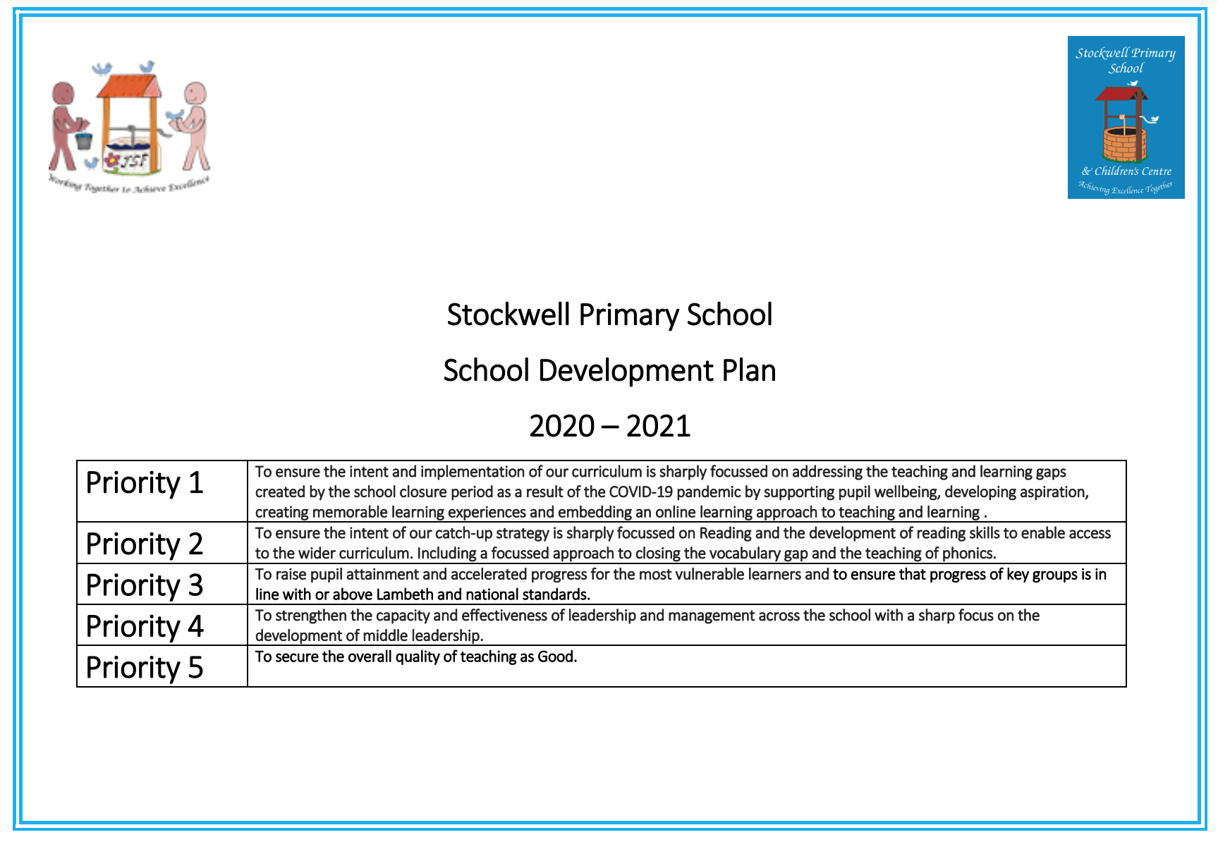 school-development-plan-stockwell-primary